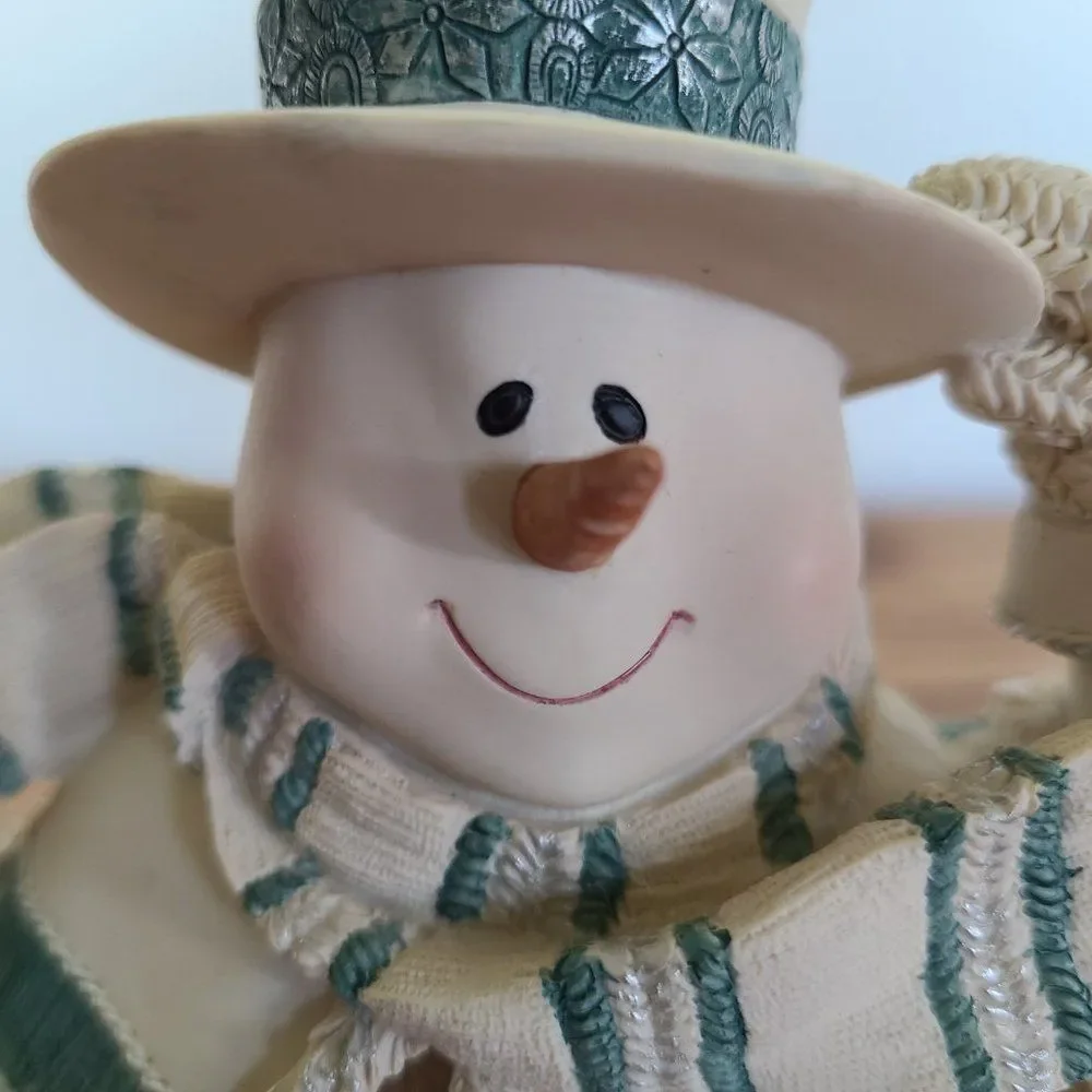 Vintage St. Flurry's Cornelius Vanderfrost Snowman Figurine 78817 © 2002
